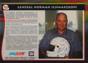 1992 All World Indy - (French) #51 H. Norman Schwartzkopf / Pancho Carter / Al Unser Sr. / Johnny Rutherford Back