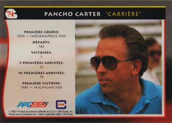 1992 All World Indy - (French) #74 Pancho Carter Back