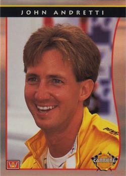 1992 All World Indy - (French) #76 John Andretti Front