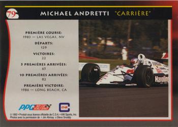 1992 All World Indy - (French) #79 Michael Andretti Back