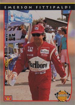 1992 All World Indy - (French) #80 Emerson Fittipaldi Front
