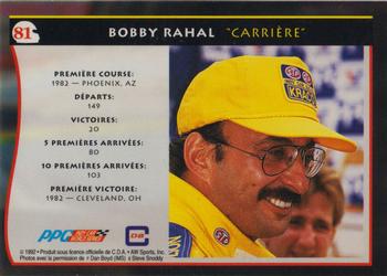 1992 All World Indy - (French) #81 Bobby Rahal Back