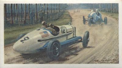 1971 Mobil The Story of Grand Prix Motor Racing #7 J.Murphy Duesenberg 1921 Front