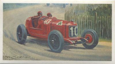 #10 'Story of Grand Prix' Card Campari Alfa Romeo P.2 1924" "G Mobil 1971 