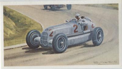 1971 Mobil The Story of Grand Prix Motor Racing #17 R. Carraciola Mercedes W25 1935 Front