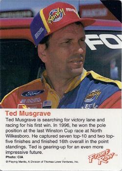 1997 Front Row #NNO Ted Musgrave Back