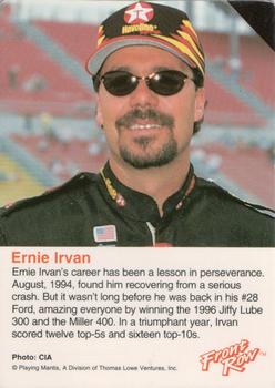 1997 Front Row #NNO Ernie Irvan Back
