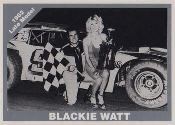 1992 Donny's Lernerville Speedway Part 1 - Silver Edition #62 Blackie Watt Front