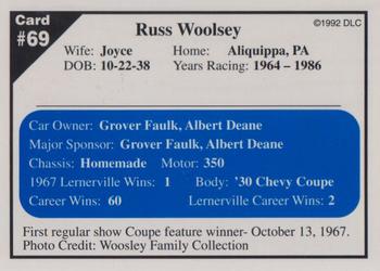 1992 Donny's Lernerville Speedway Part 1 - Silver Edition #69 Russ Woolsey Back