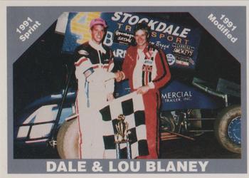 1992 Donny's Lernerville Speedway Part 1 - Silver Edition #NNO Dale Blaney / Lou Blaney Front