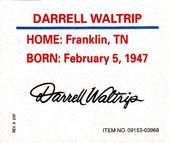 1997 Racing Champions Mini Stock Car #09153-03968 Darrell Waltrip Back