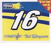 1998 Racing Champions Mini Stock Rods #37 Ted Musgrave Front