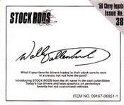 1998 Racing Champions Mini Stock Rods #38 Wally Dallenbach Back