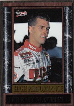 1996 Score Board Autographed - High Performance #HP-3 Jeremy Mayfield Front