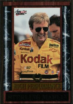 1996 Score Board Autographed - High Performance #HP-4 Sterling Marlin Front