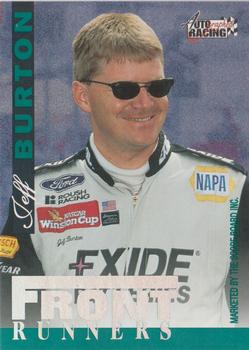 1996 Score Board Autographed - Front Runners #NNO Jeff Burton/Mark Martin Front