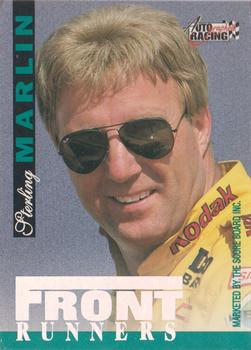 1996 Score Board Autographed - Front Runners #NNO Sterling Marlin/Sterling Marlin's Car Front