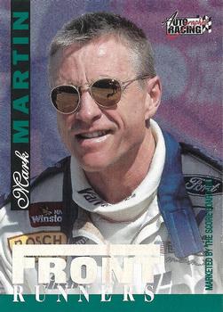 1996 Score Board Autographed - Front Runners #NNO Mark Martin/Mark Martin Back
