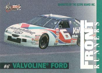 1996 Score Board Autographed - Front Runners #NNO Jack Roush/Mark Martin's Car Back