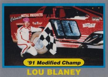 1992 Donny's Lernerville Speedway Part 2 - Silver Edition #11 Lou Blaney Front