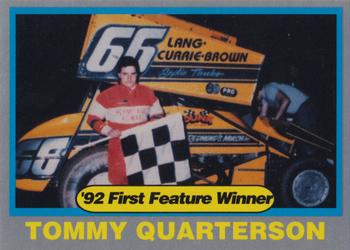 1992 Donny's Lernerville Speedway Part 2 - Silver Edition #58 Tommy Quarterson Front