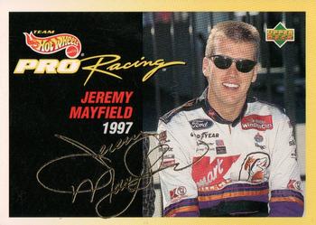 1997 Upper Deck Hot Wheels Pro Racing  #M5 Jeremy Mayfield Front