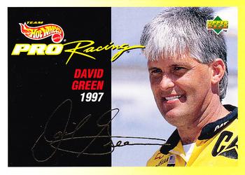 1997 Upper Deck Hot Wheels Pro Racing  #M6 David Green Front