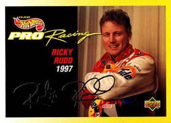 1997 Upper Deck Hot Wheels Pro Racing  #M12 Ricky Rudd Front