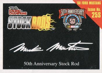 1998 Racing Champions Stock Rods Exclusives #25S Mark Martin Front