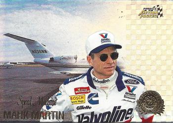 1996 Action Packed Credentials - Speed of Sound #8 Mark Martin Front