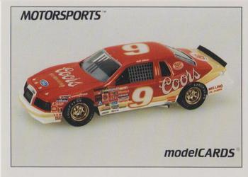 1991 Motorsports Modelcards #38 Bill Elliott Front
