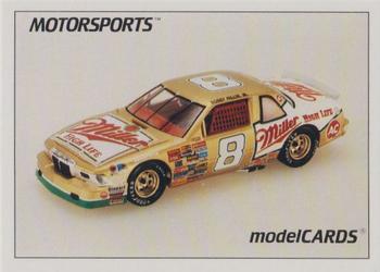 1991 Motorsports Modelcards #56 Bobby Hillin, Jr. Front