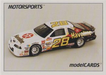 1991 Motorsports Modelcards #58 Davey Allison Front