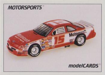 1991 Motorsports Modelcards #88 Morgan Shepherd Front