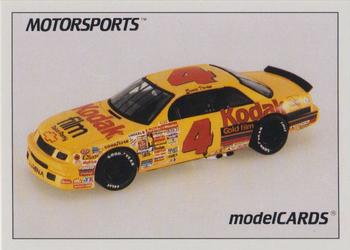 1991 Motorsports Modelcards #89 Ernie Irvan Front