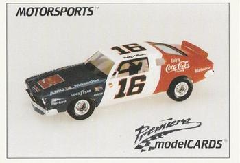 1991 Motorsports Modelcards - Premiere #19 Bobby Allison Front