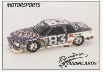 1991 Motorsports Modelcards - Premiere #48 Lake Speed Front