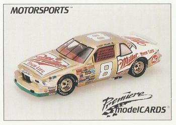 1991 Motorsports Modelcards - Premiere #56 Bobby Hillin, Jr. Front