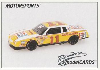 1991 Motorsports Modelcards - Premiere #73 Darrell Waltrip Front