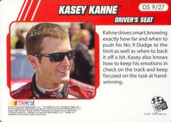 2007 Traks - Driver's Seat Laps Door Number #DS 9 Kasey Kahne Back