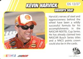 2007 Traks - Driver's Seat Laps Door Number #DS 12 Kevin Harvick Back