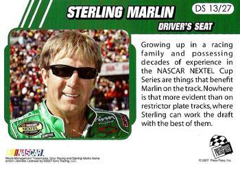 2007 Traks - Driver's Seat Laps Door Number #DS 13 Sterling Marlin Back