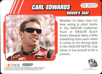 2007 Traks - Driver's Seat Laps Door Number #DS 24 Carl Edwards Back
