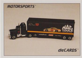 1992 Motorsports Diecards #33 Ernie Irvan Front
