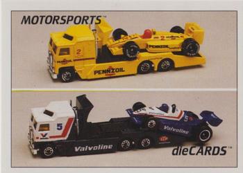 1992 Motorsports Diecards #46 Rick Mears/Al Unser Jr. Front