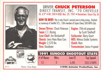 1992 Parts Plus Super Chevy Show #11 Chuck Peterson Back