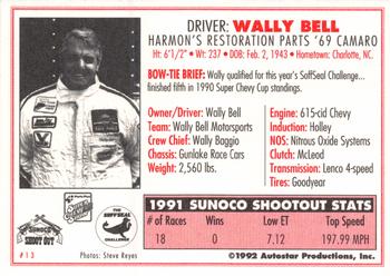 1992 Parts Plus Super Chevy Show #13 Wally Bell Back