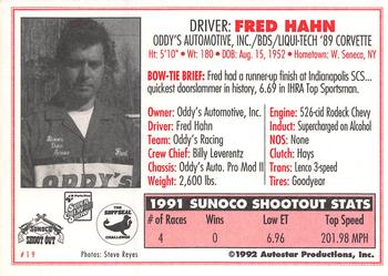1992 Parts Plus Super Chevy Show #19 Fred Hahn Back
