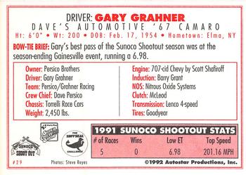 1992 Parts Plus Super Chevy Show #29 Gary Grahner Back