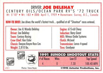 1992 Parts Plus Super Chevy Show #31 Joe Delehay Back